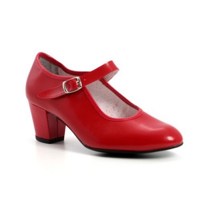 Zapato Flamenca Rojo