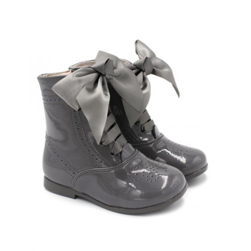 Girls ankle boots Bubble Bobble 1796 Grey