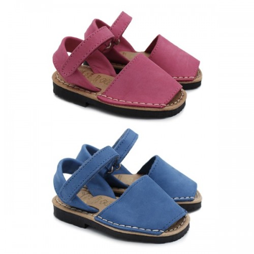 Nubuck leather Minorcan sandals 9361