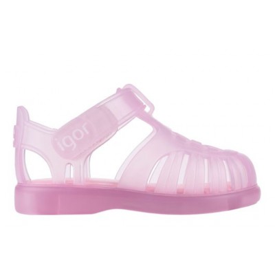 Jelly sandals IGOR TOBBY VELCRO Pink