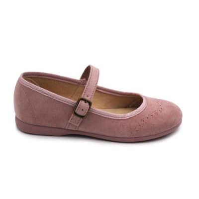 Faux suede mary jane Tokolate 1193-02 Pink