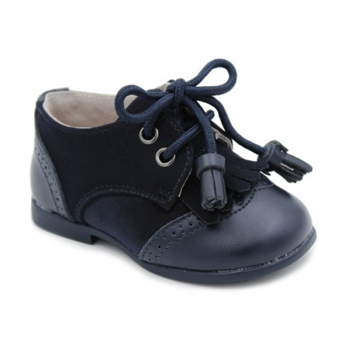 Leather shoe for boys in five colours in Bubble Bobble 2374
