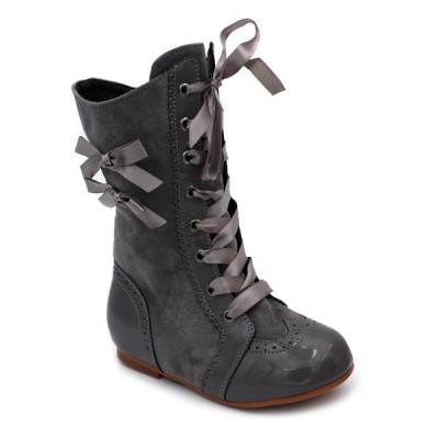 Girls ankle boots Bubble Kids 2691 Grey