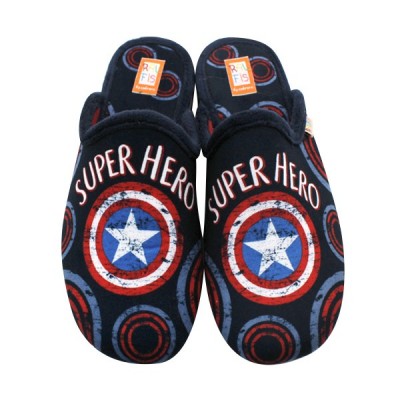 Boys HERO slippers by Ralfis 8274 Navy