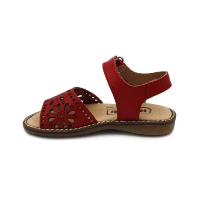 Girls velcro sandals Hermi MC413 Red