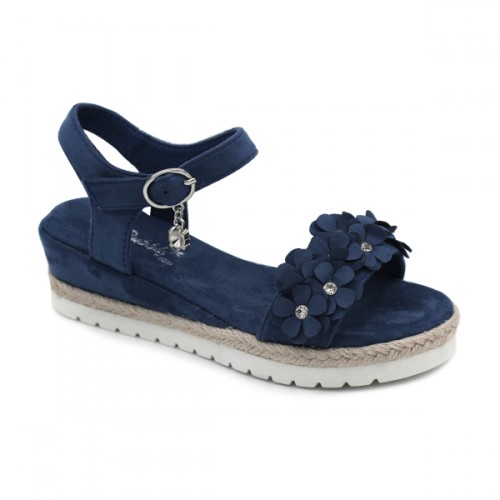 Girls wedge sandals Bubble Kids 2881 Blue