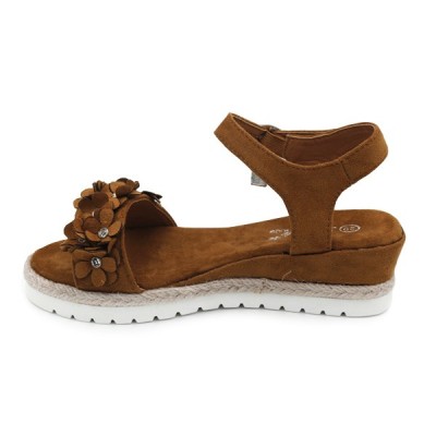 Girls wedge sandals Bubble Kids 2881 Camel