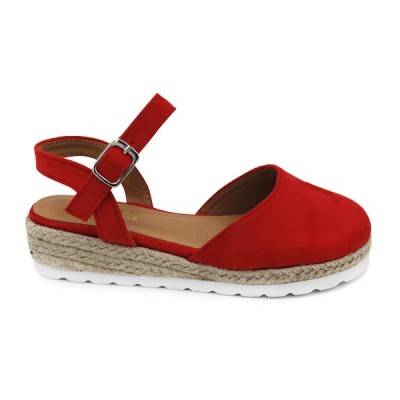 Girls buckle sandals Bubble Kids 2918 Red