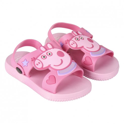 Pepa Pig Girls Slip On Clogs Crocs Flip Flops Lightweight Garden Pool Beach Holiday Sandals Sizes UK 5 to 11 Gift for Girls Fun Peppa Design 