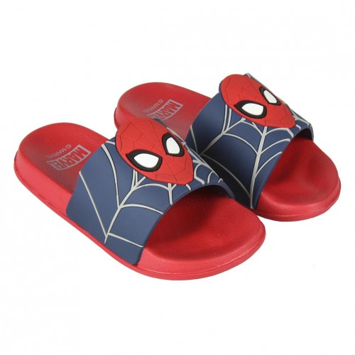 MARVEL Boys Spiderman Sliders Kids Sandals Summer Pool Shoes Beach Flip Flops 