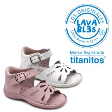 Buckle sandals Titanitos L670 AINHOA