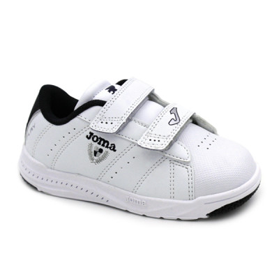 Velcro sport shoes Joma PLAY Jr White-Navy