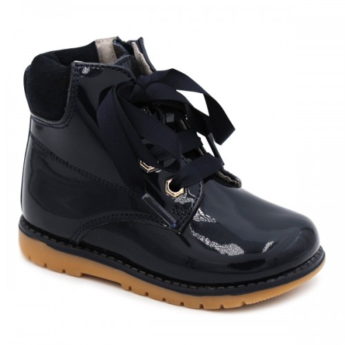 Patent leather boot Bubble Kids 2602 navy