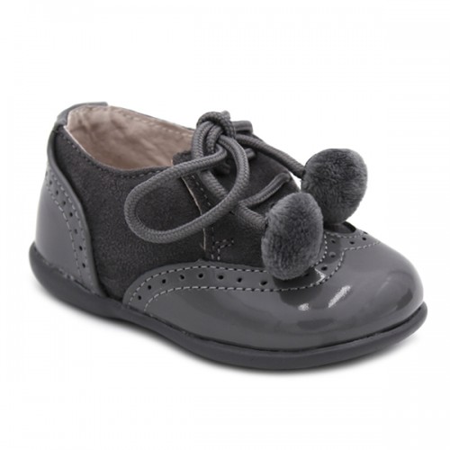 English shoes for kids Bubble Bobble 1175 Grey