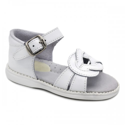Girls buckle sandals HERMI K347 white
