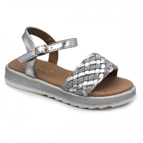 Girls sandals Bubble Kids 2886 Silver