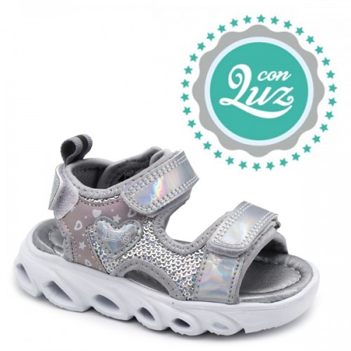 Californian sandals Bubble Kids 3276 silver