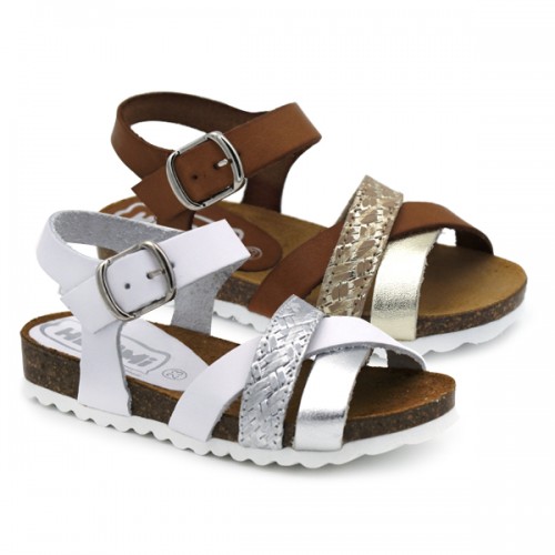 Buckle leather sandals Hermi 11506