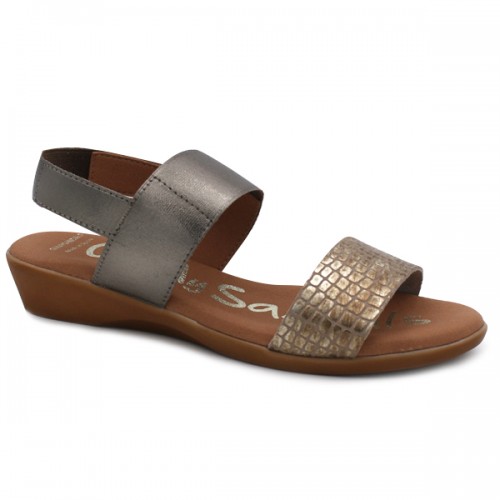 Women sandals Oh! My Sandals 4818 Taupe