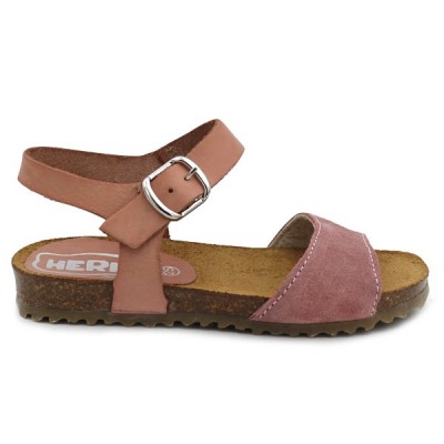 Girls nobuck bio sandals HERMI 11500 Pink