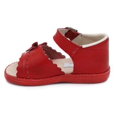 Girls bow sandals HERMI K450 Red