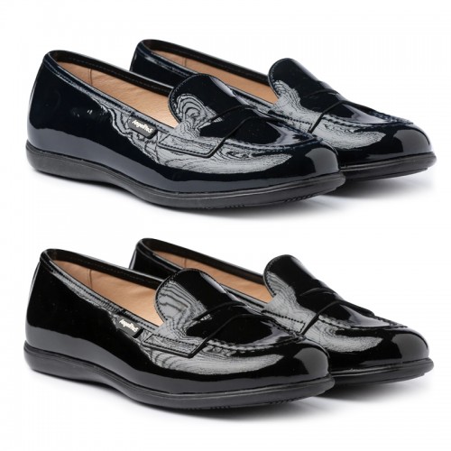 Patent leather moccasin Angelitos 468