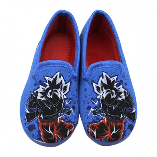 Closed slippers Goku 707 blue