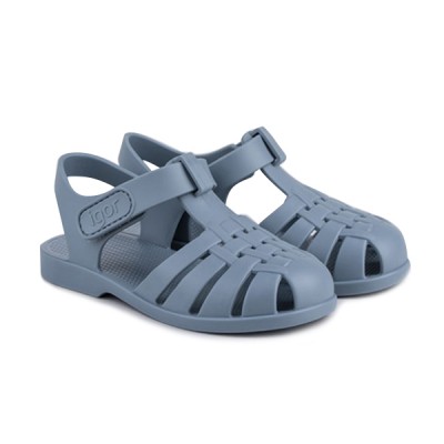 Beach sandals classic Igor Velcro blue
