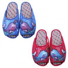 Girls whale slippers 6402