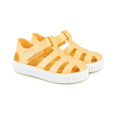 Velcro beach sandals IGOR NICO Vanilla Yellow
