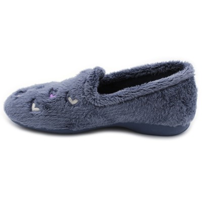Women closed slippers Cabrera 4440 Blue