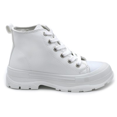 Girls flat boots Bubble Kids 3506 White