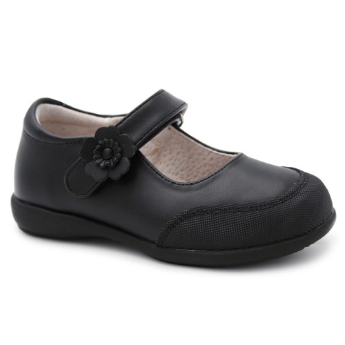 Girls school shoes Bubble Bobble 1654 Black