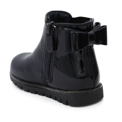 Bow ankle boots Bubble Kids 416 navy