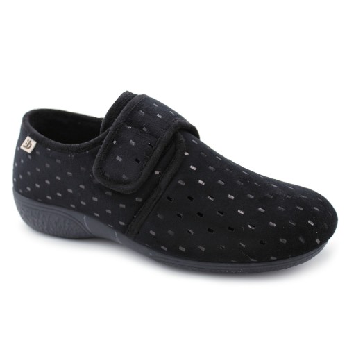 Comfort shoes velcro Berevere IN1400 black