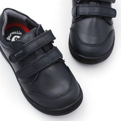 Boy school shoes Garvalin 211701 velcro