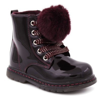 Pompom boots Bubble Kids 2614 Purple