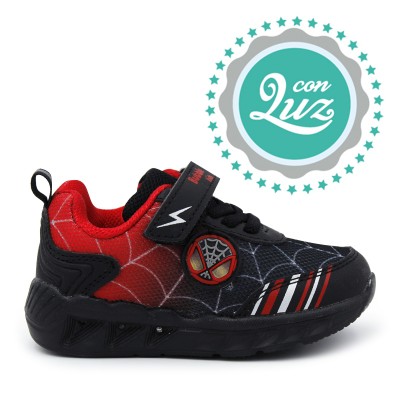 SPIDER light sneakers BUBBLE KIDS 505 Black and red