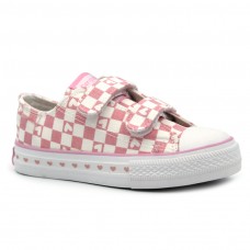 Checked canvas trainers Conguitos 128324