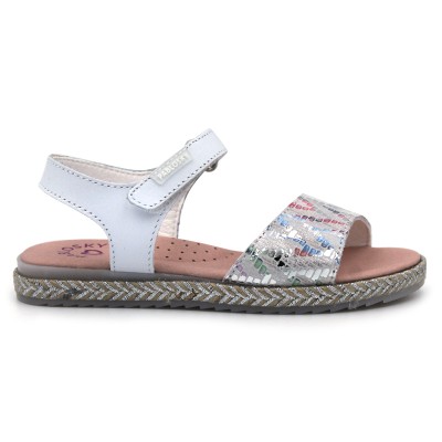 Girls sandals Pablosky 421100 White with velcro