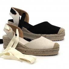 Espadrilles with laces Kiss Kiss 2261
