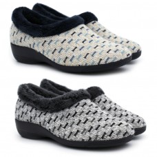 Women fleece slippers CABRERA 5563