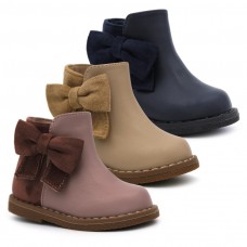 Girls bow ankle boots Bubble Kids 783