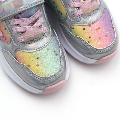 FAIRY light sneakers CONGUITOS 261013 Silver toe