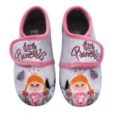 PRINCESS velcro slippers NA7825 for girls