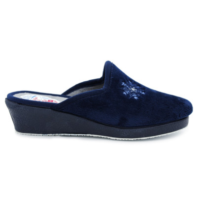 Suapel wedge slippers NA412 Navy