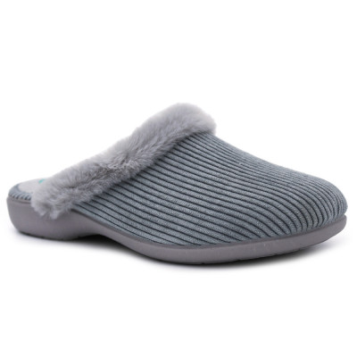 WOOL slippers for women NA4038 GREY