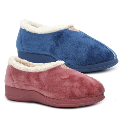 Women fleece-lined slippers NA631