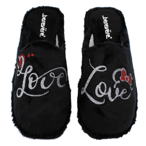 LOVE slippers for women BEREVERE IN3509 Black