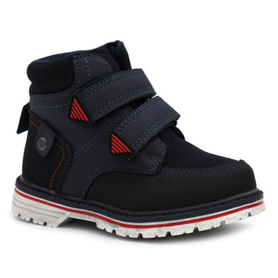 Boys boots with velcro BUBBLE KIDS 868 Navy